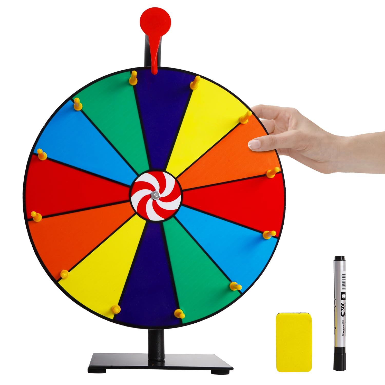 12 Inch Spinning Prize Wheel 12 Slots