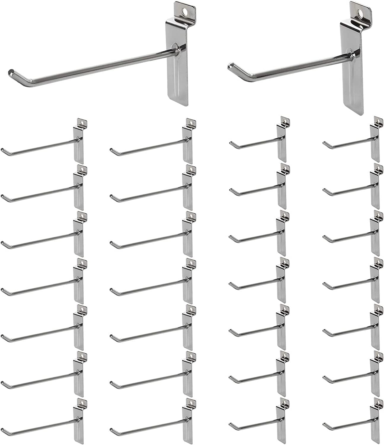 100PCS Slatwall Hooks