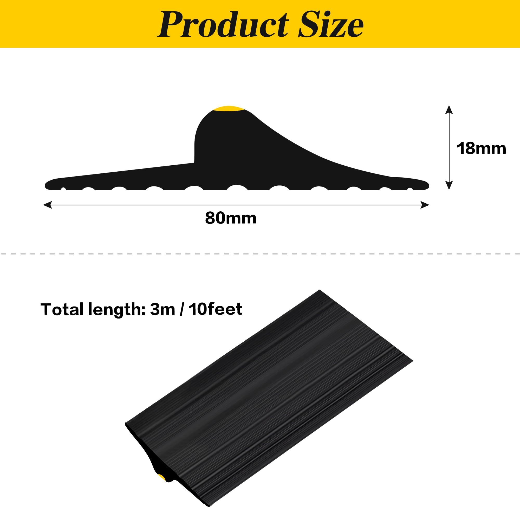 Goumthe Garage Door Seal Strip