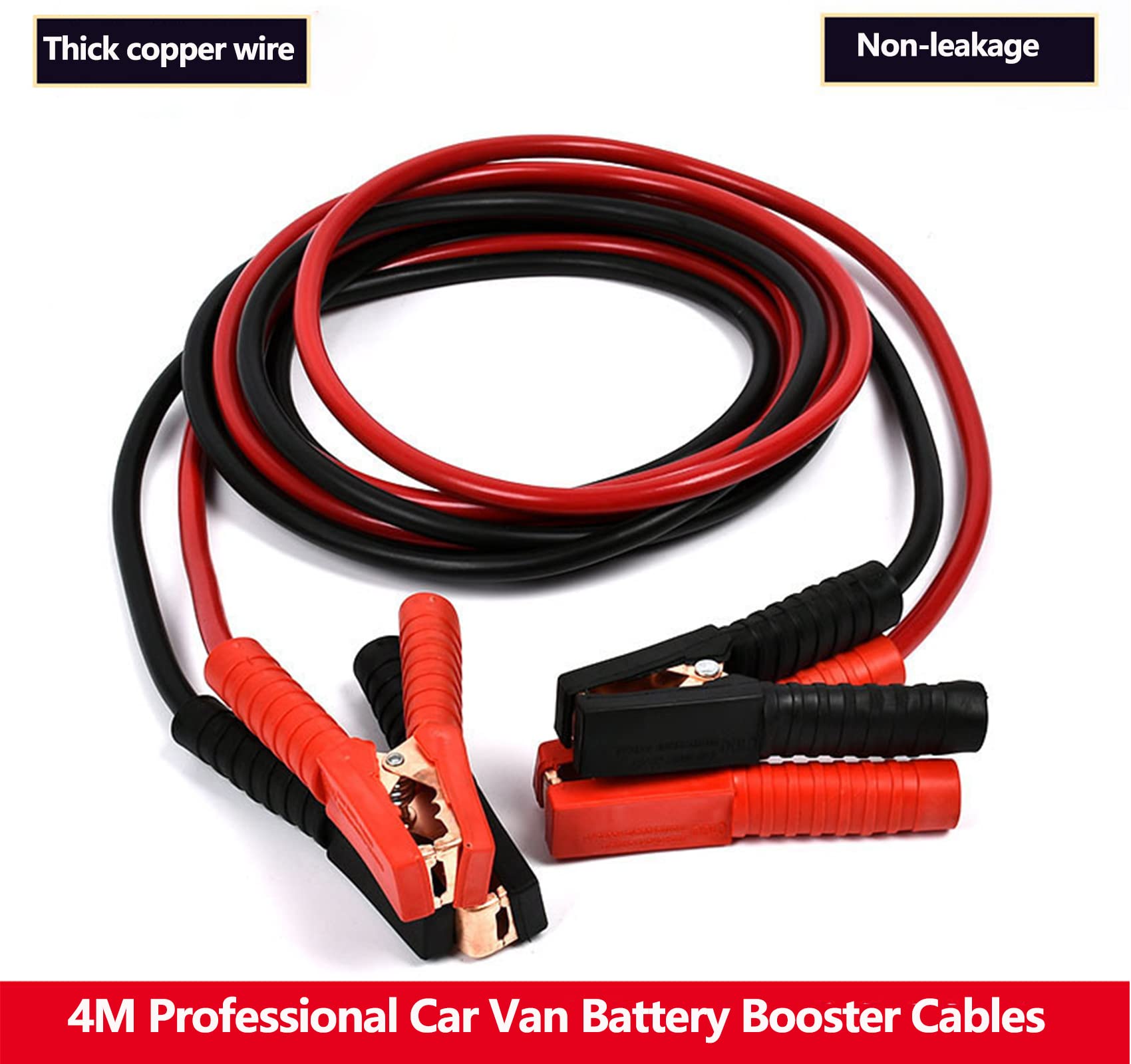 4 M 1800AMP Heavy Duty Battery Jump Leads