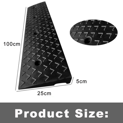 2" Rise Portable Rubber Kerb Ramp