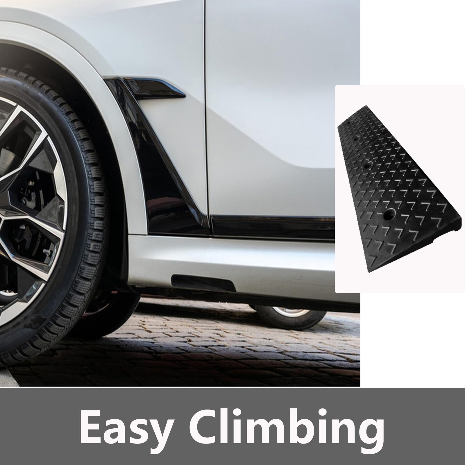 2" Rise Portable Rubber Kerb Ramp