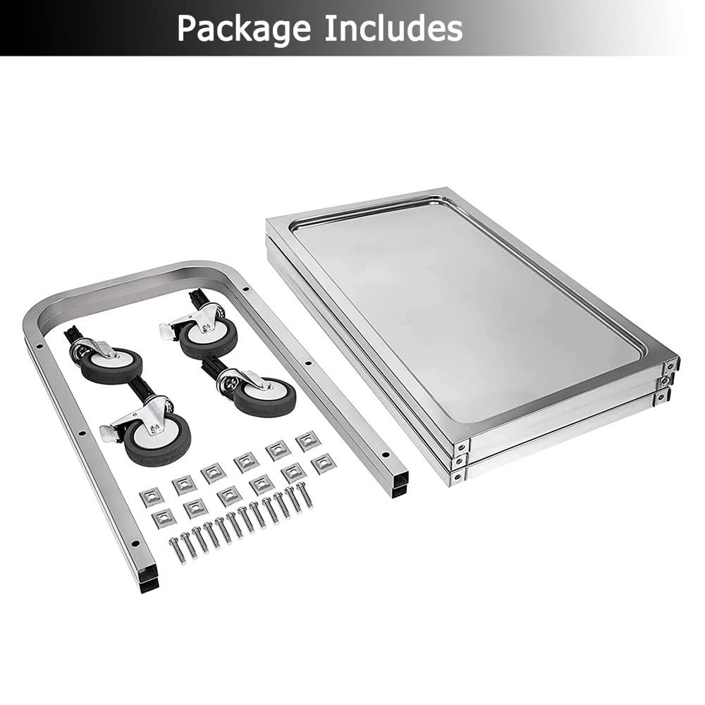 3 Tier Stainless Steel Catering Trolley